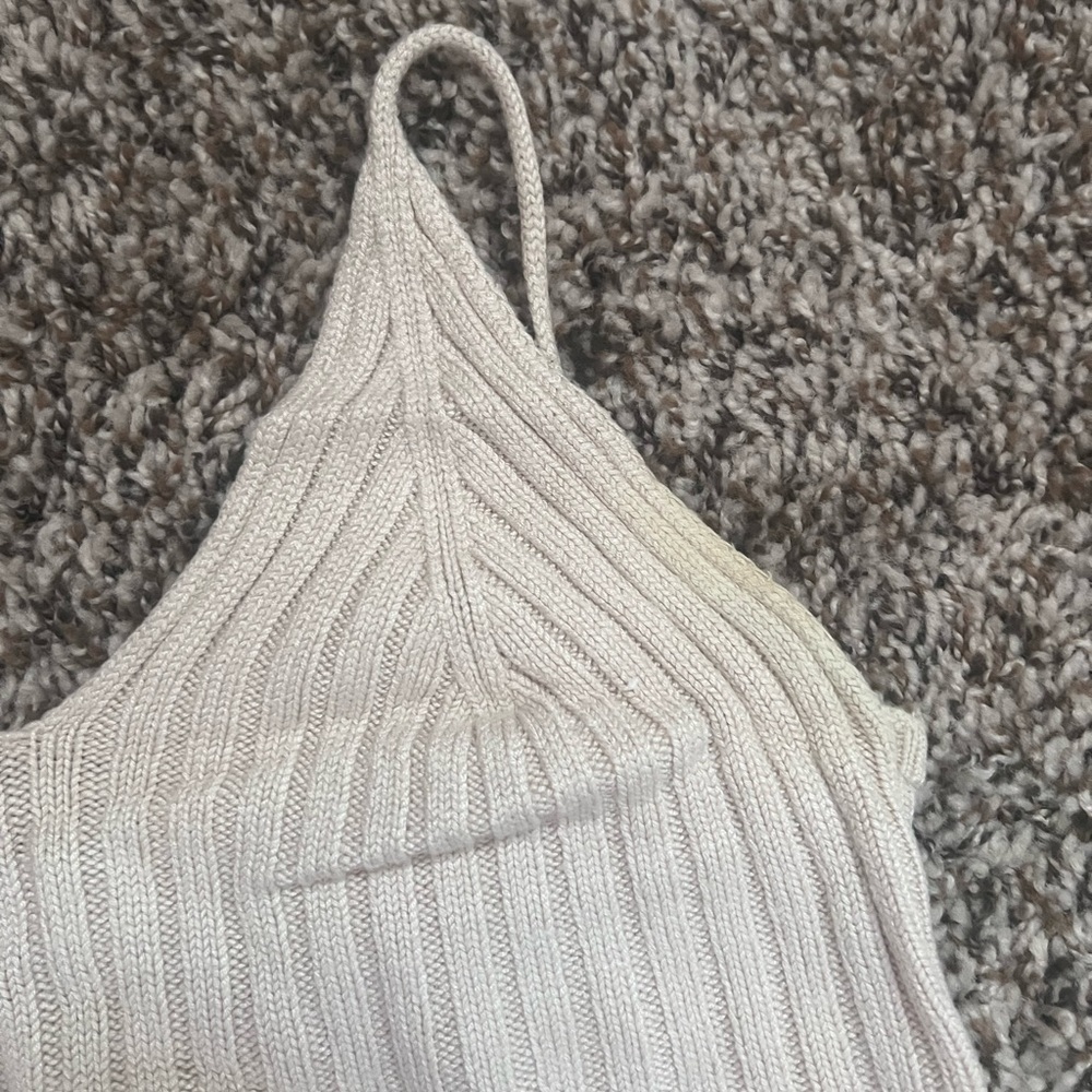 Shein Ribbed Crop Knit Top - Picture 7 of 7